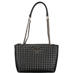 Guess Jeans Nero Poliuretano Women Handbag
