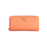 Guess Jeans Orange Polyethylene Wallet - Wallets