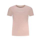 Guess Jeans Pink Cotton T-Shirt - L - T-Shirts