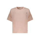 Guess Jeans Pink Cotton Women T-Shirt - T-Shirts