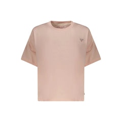 Guess Jeans Pink Cotton Women T-Shirt - T-Shirts