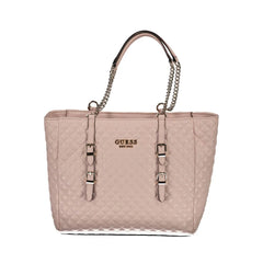 Guess Jeans Pink Polyethylene Handbag - Shopper Bags