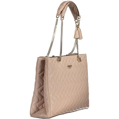 Guess Jeans Pink Polyethylene Handbag - Shoulder Bags