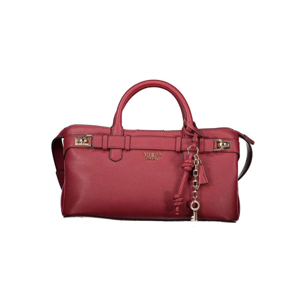 Guess Jeans Red Polyethylene Handbag - Satchel Bags