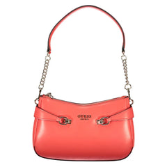 Guess Jeans Red Polyethylene Women Handbag - Shoulder Bags