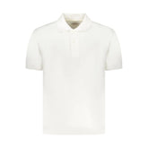 Guess Jeans White Cotton Men Polo Shirt - M