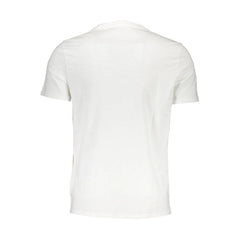 Guess Jeans White Cotton Men T-Shirt - T-Shirts