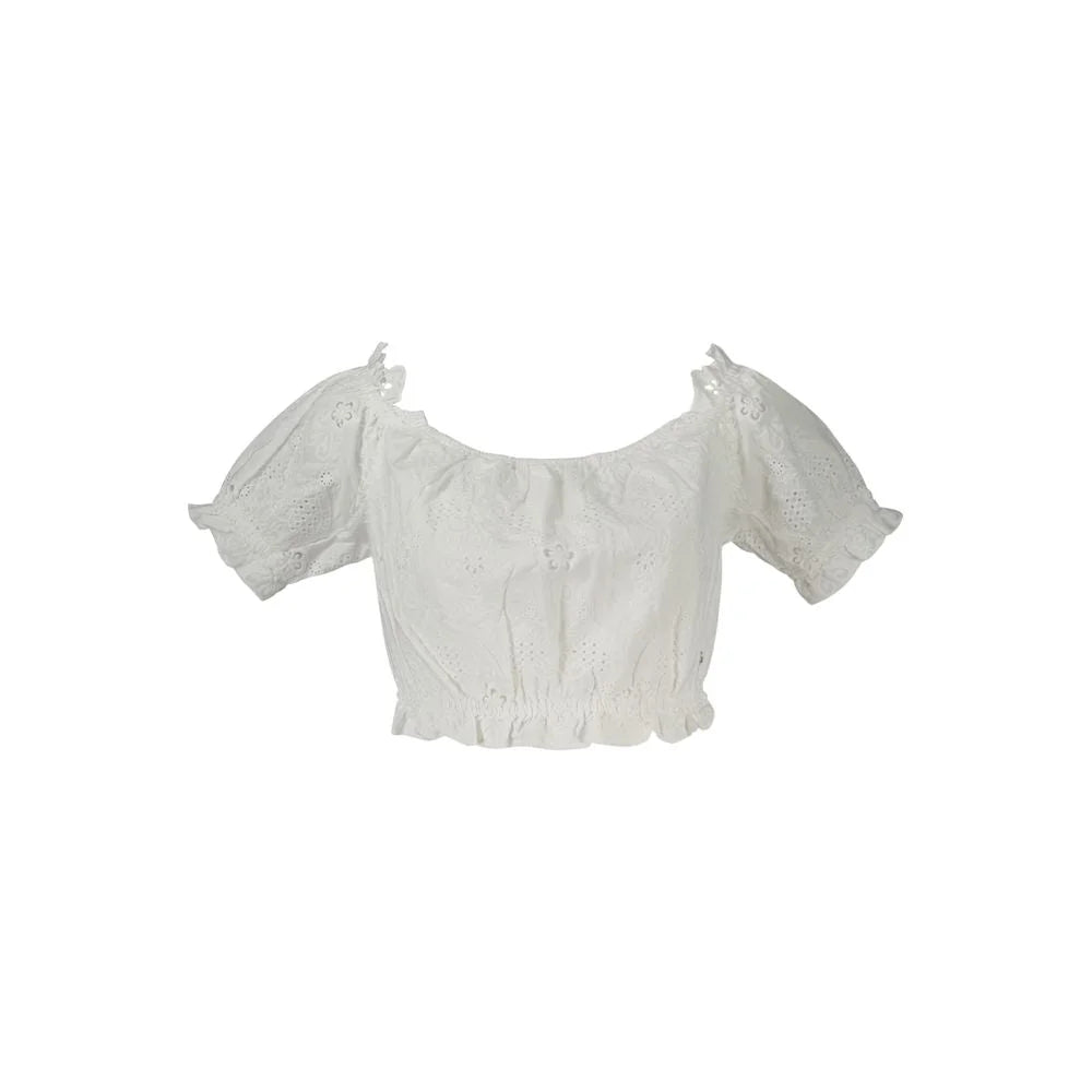 Guess Jeans White Cotton Shirt - L