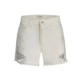 Guess Jeans White Cotton Short