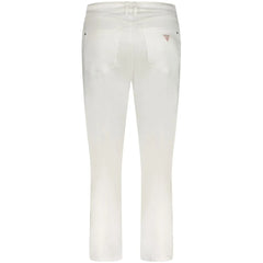 Guess Jeans White Cotton Women Skinny Jean