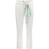 Guess Jeans White Cotton Women Skinny Jean