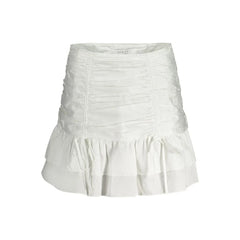 Guess Jeans White Cotton Women Skirt