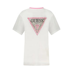 Guess Jeans White Cotton Women T-Shirt - XS