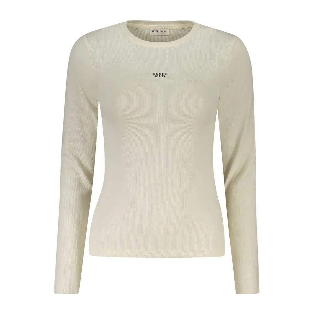 Guess Jeans White Cotton Women T-Shirt - XXL