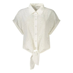 Guess Jeans White Lyocell Shirt - XL