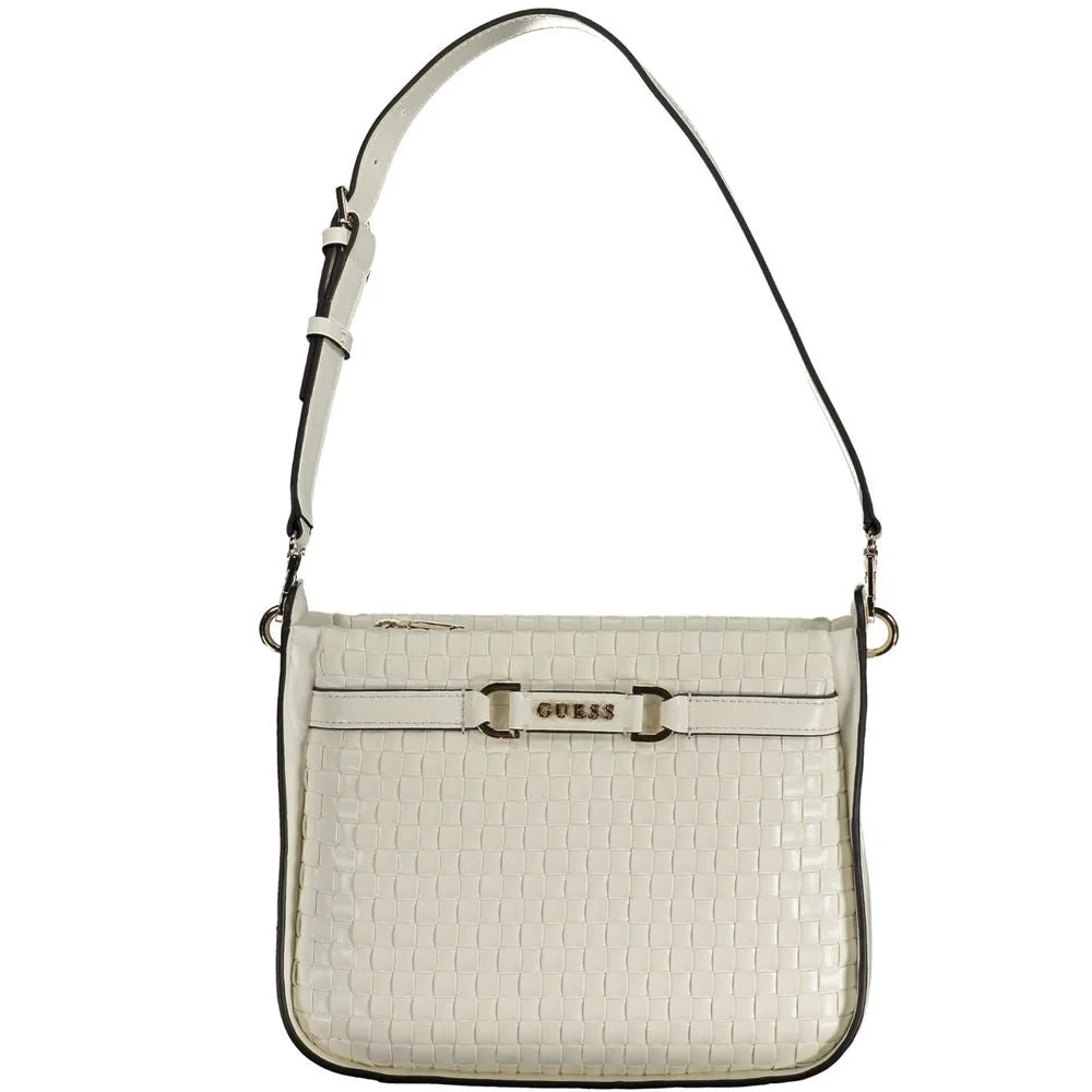 Guess Jeans White Polyethylene Handbag - Cross Body Bags