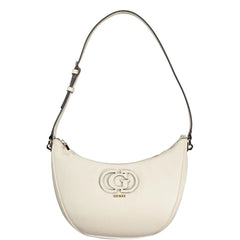Guess Jeans White Polyethylene Women Handbag - Half-Moon Bags