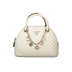 Guess Jeans White Polyethylene Women Handbag - Satchel Bags