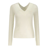 Guess Jeans White Viscose Sweater - Sweaters