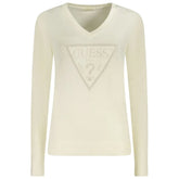 Guess Jeans White Viscose Sweater - XL