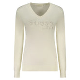 Guess Jeans White Viscose Women Sweater - Sweaters