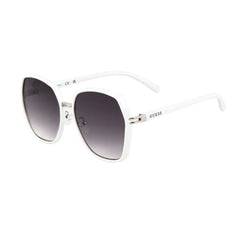 Guess White Metal Sunglasses - Sunglasses