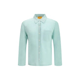 Guest in Residence Light Blue Cashmere Pattern Shirt