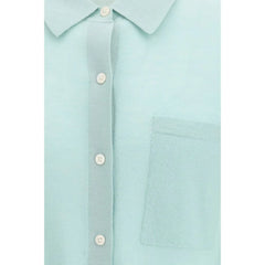 Guest in Residence Light Blue Cashmere Pattern Shirt