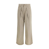 Haikure Beige Cotton Jeans Denim