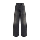 Haikure Black Cotton Relaxed Fit Jeans - 26