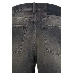 Haikure Black Cotton Relaxed Fit Jeans