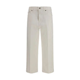 Haikure White Cotton Relaxed Fit Jeans - W29