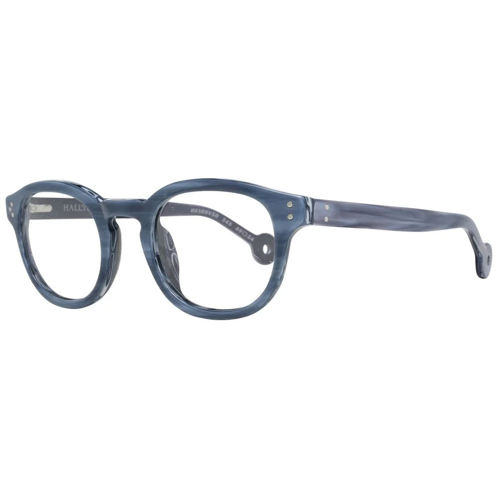 Hally & Son Blue Unisex Glasses Frame - Eyeglasses