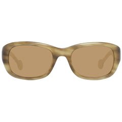 Hally&Son Brown Plastic Sunglasses - Sunglasses