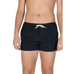Hamaki-Ho Black Polyester Swim Short - Swim Boxers