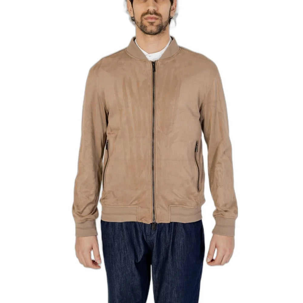 Hamaki-Ho Brown Polyester Jackets & Coat - IT44 | S - Bomber Jackets