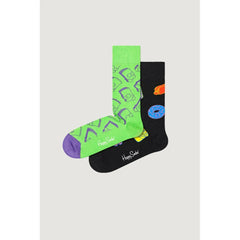Happy Socks Black Cotton Sock - 36-40