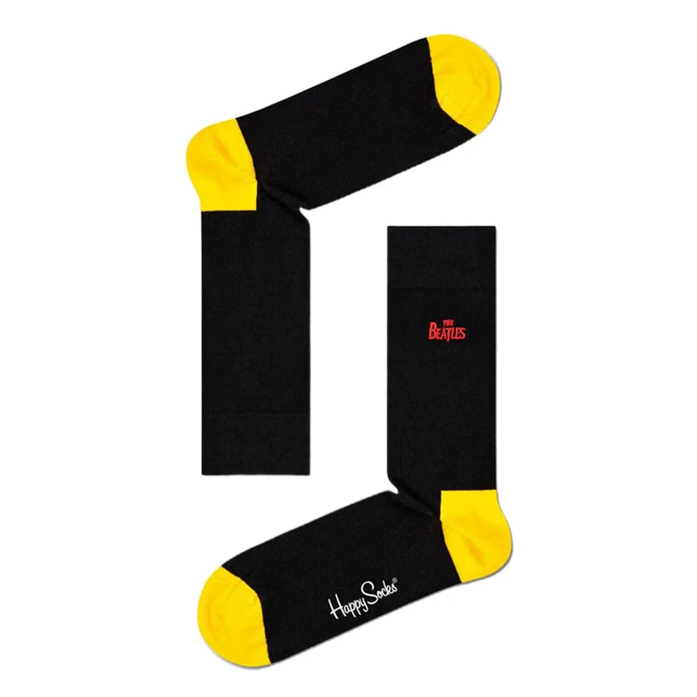Happy Socks Black Cotton Sock - 36-40