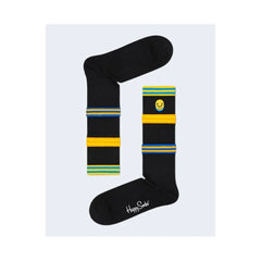 Happy Socks Black Cotton Sock - 36-40