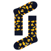 Happy Socks Black Cotton Sock - 36-40