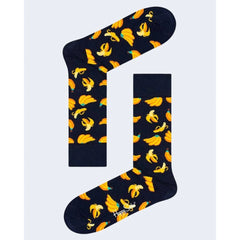 Happy Socks Black Cotton Sock - 36-40