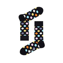 Happy Socks Black Cotton Sock - 41-46