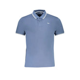 Harmont & Blaine Blue Cotton Polo Shirt - Polos