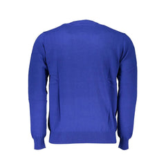 Harmont & Blaine Blue Cotton Sweater - XXL