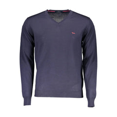 Harmont & Blaine Blue Wool Men Sweater - Sweaters