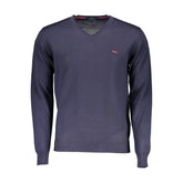 Harmont & Blaine Blue Wool Men Sweater - XXL