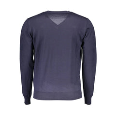 Harmont & Blaine Blue Wool Men Sweater - XXL