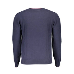 Harmont & Blaine Blue Wool Men Sweater - XXL - Sweaters