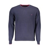 Harmont & Blaine Blue Wool Men Sweater - XXL - Sweaters