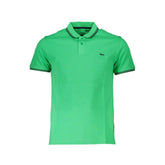 Harmont & Blaine Chic Green Cotton Polo with Contrast Detailing - XL - Polos